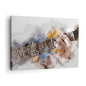 ARTTOR Lienzos decorativos guitarra musica Cuadro Sobre Lie…