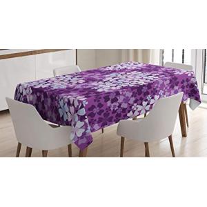 ABAKUHAUS Flor Mantele, Hortensias Lilas Campo, Resistente…