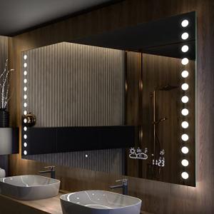 Artforma Espejo de Baño con Iluminación LED - 80x100 - Luz…