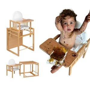 Trona Evolutiva Bebe Pórtatil de Madera Evoluonge. Trona pa…