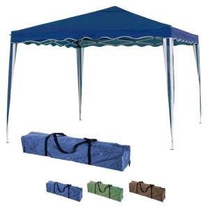 LOLAhome Carpa Cenador Gazebo Plegable 3 x 3 m Azul | Mejor…