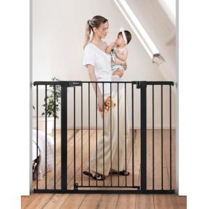 COMOMY Puerta de Perro 91,5cm Extra Alto, 75-124cm Ancho Gr…