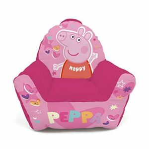 ARDITEX Sillón Infantil Peppa Pig, Sofá Orejero Tacto Suave…