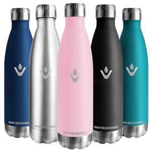 Vikaster Garrafa termica, 750ml Botella agua acero inoxidab…