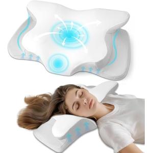 PHYSEN Almohada Cervical Ergonómica para Cuello, Almohada d…