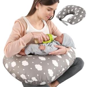 Labtec Almohada de lactancia multifuncional para bebé con c…