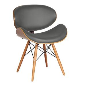 Armen Living Cassie - Silla de Comedor en Piel sintética Gr…