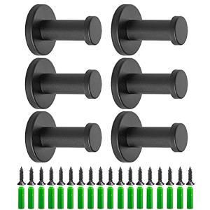 Gativs 6 Piezas Ganchos de Pared Toallero Percha Baño Colga…