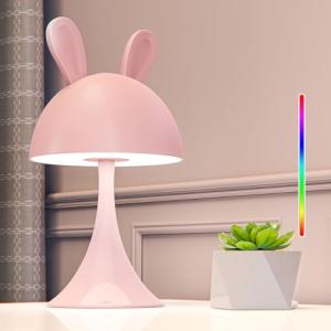 FemKey Lámpara de Mesita de Noche LED, Lampara de Noche Tác…