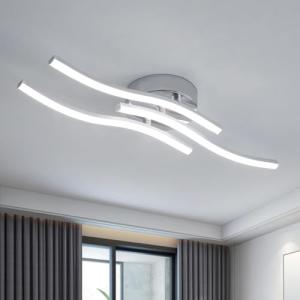 Dorlink Lampara Techo LED 3 Luces, 18W 1620LM Lampara Techo…