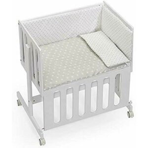 INTERBABY Minicuna Colecho con Textil Star Beige