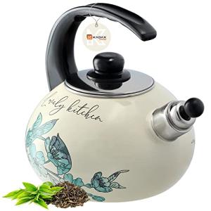 KADAX Hervidor de Agua 2.2L, Tetera de Acero Esmaltado con…
