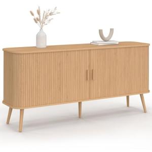 IDMarket Romie XXL - Aparador (160 cm, 2 puertas correderas…