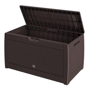 CASARIA® Arcón Jardín Exterior Baúl Almacenaje 310L con 4 R…