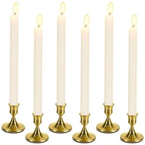 Candelabro Dorado Juego de 6 Candelabro Decorativos de Vela…