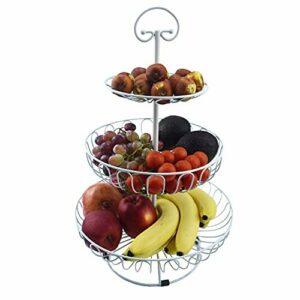 Azatemgo Cesta de Frutas de 3 Niveles - Fruteros de Cocina…
