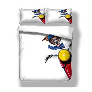 Chickwin Juego de Ropa de Cama 3D Mascota 3 Piezas para Pol…