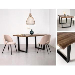 HABITMOBEL Mesa Comedor DISEÑO Industrial Patas RECTANGULAR…