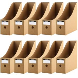 Zosenyer Revistero Decorativo - 10 Piezas de Papel Kraft Pl…