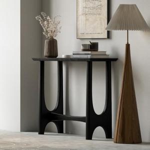 Mesa consola de entrada de granja, mesa de sofá estrecha pa…