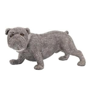 BY SIGRIS Signes Grimalt Figura Perro Bulldog Plateado de R…
