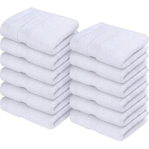 Utopia Towels - Juego de Toallas Premium (30 x 30 cm, Blanc…