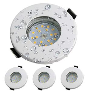 Focos Empotrables GU10 LED de Baño IP44 Impermeable Kambo 6…