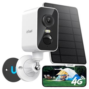 ieGeek 4G Magnética Camara Vigilancia Sim Exterior Solar, S…