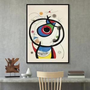 Joan Miro Pinturas artísticas del surrealismo moderno Cuadr…