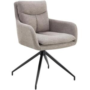 CLP Silla de Comedor giratoria Somers Tela, sillón Giratori…
