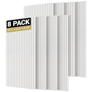 TONOR 8 PCS Paneles Acusticos Grande, 120x60x0,9cm Paneles…