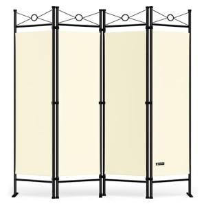 Deuba Separador de Ambientes Lucca 180x163cm 4 Paneles Pleg…