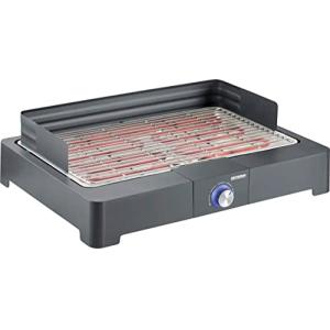 Severin Barbacoa de mesa con parrilla de acero inoxidable p…