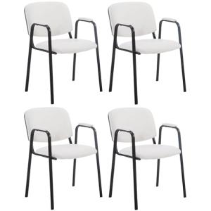 CLP Set De 4 Sillas Confidente Ken Pro Tapizadas En Polipie…