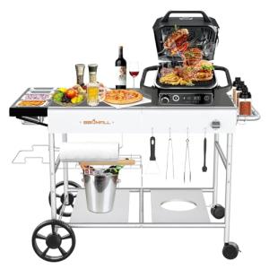 GFTIME 128 x 64 x 78 cm carro de barbacoa para Weber Q Seri…