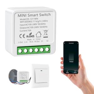 1PC Interruptor de Luz Inteligente WIFI, Interruptore Intel…