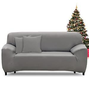 FIGOOO Fundas Sofa 2 Plazas Ajustable Funda para Sofá Elast…