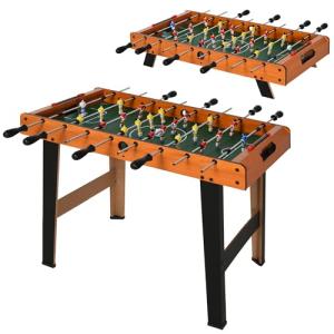 HOMCOM Futbolín para Niños de Madera Juego de Mesa de Fútbo…