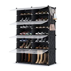 HOMIDEC Zapatero, 7 Niveles Mueble Zapatero para 28 Pares A…