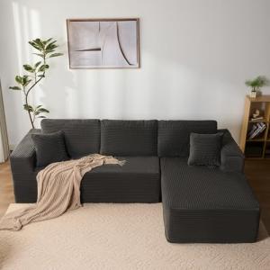 Litbird Sofá esquinero Modular en L con función Cama y Chai…