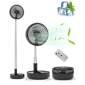 Primevolve Ventilador de Pie Portátil Auto-rotación con Rem…
