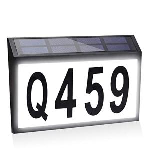 Número de casa solar para iluminación exterior - número de…