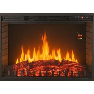 CHEMIN'ARTE Chimenea eléctrica empotrable con calefacción,…