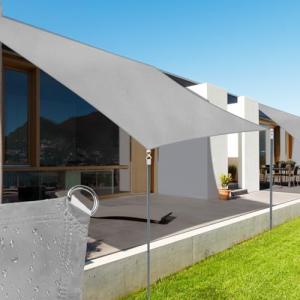 Toldo Vela Rectangular 3x4m Impermeable y Antiviento, Vela…