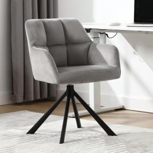 chairus Silla Escritorio de Terciopelo Silla Pequeña de Ofi…
