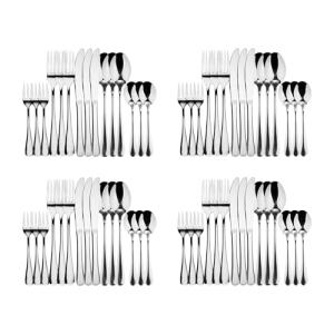 Bergner MUNICH - Cubertería de Acero Inoxidable de 60 pieza…