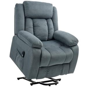 HOMCOM Sillón Relax Reclinable Eléctrico Sillón Levanta Per…