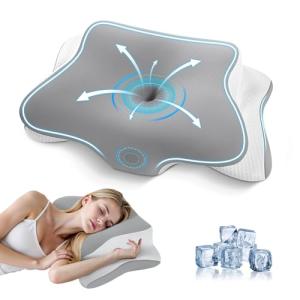 JINXIA Almohada de Espuma viscoelástica, Almohada Cervical…