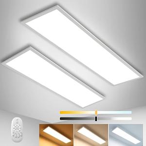 Dimmable LED Panel de Luz de Techo 100x25 cm con Mando a Di…