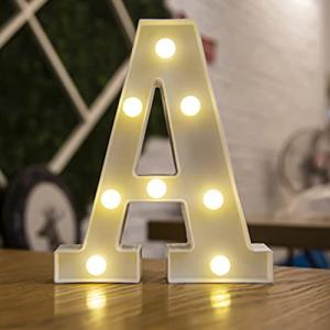 Besch Letra Luminosas mayúscula Decorativas de Plástico 22c…